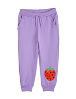 Mini Rodini // Strawberries Embroidered Sweatpants