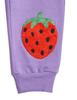 Mini Rodini // Strawberries Embroidered Sweatpants