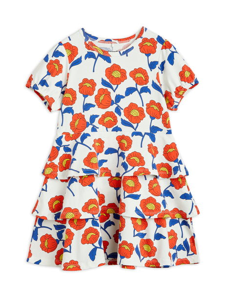 mini rodini flower dress Mini Rodini Girls Daisy Print Dress in Multicolour