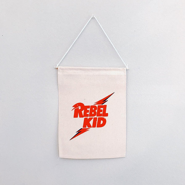 Baby Teith // Rebel Kid Canvas Banner