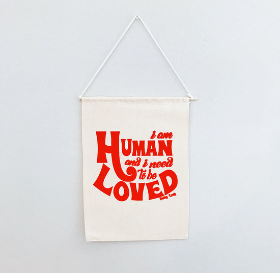 Baby Teith // I am Human Canvas Banner