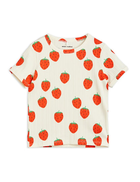 Mini Rodini // AOP Strawberries Tee