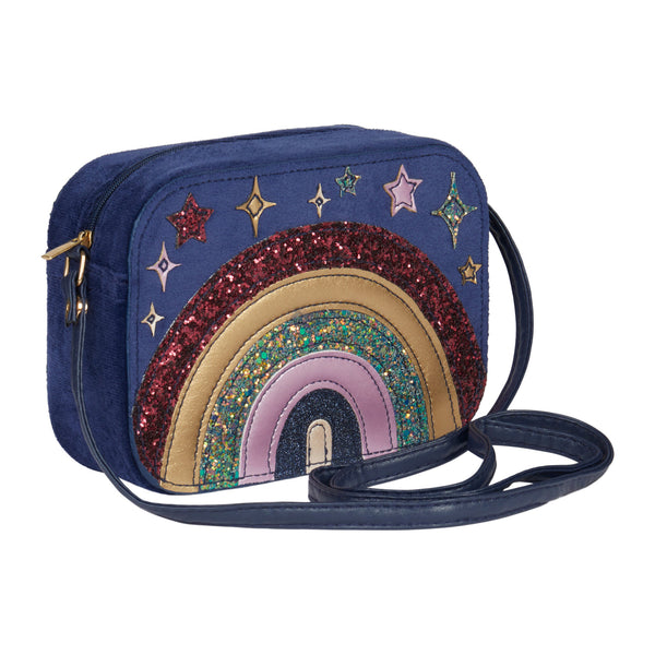 Mimi & Lula // Rainbow Galaxy Velvet Bag