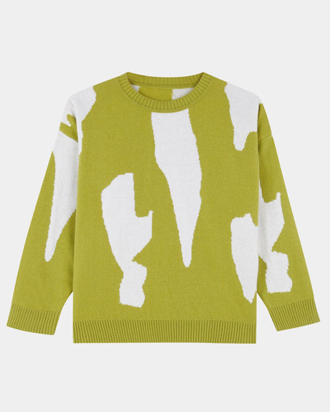 Fresh Dinosaurs // Camouflage Knit Sweater