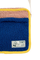 Tinycottons // Colorblock Sherpa Crossbody Backpack
